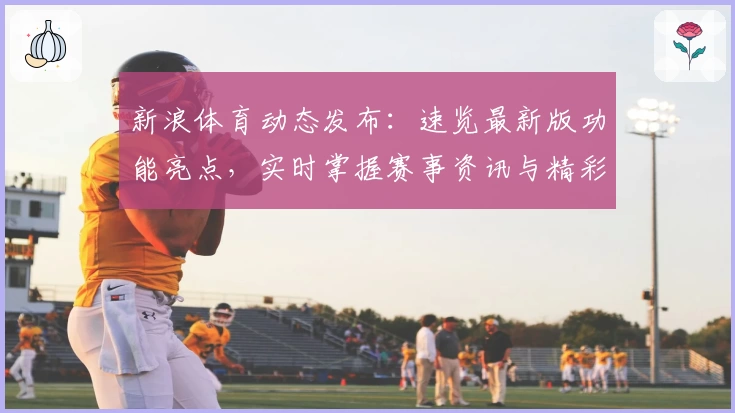 新浪体育动态发布：速览最新版功能亮点，实时掌握赛事资讯与精彩内容