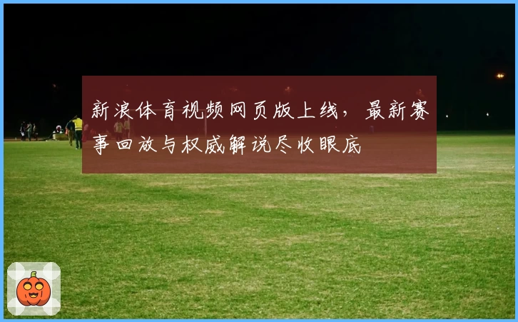 新浪体育视频网页版上线，最新赛事回放与权威解说尽收眼底